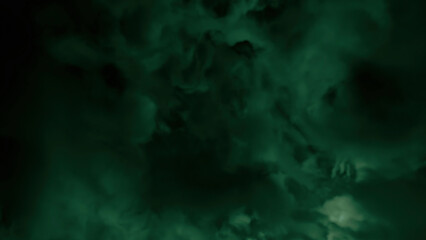 Pink and green smoke. Design. Bright smoke in animation with a different color of illumination moves and flutters.