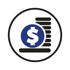 financial money growth icon
