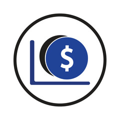 financial money growth icon