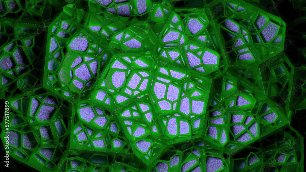 Aufkleber moving liquid web. design. abstract 3d web with colorful moving patterns. layered liquid web moves i