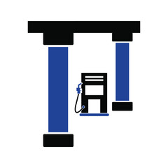 fuel gas station icon