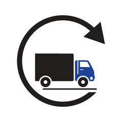 fuel container truck icon