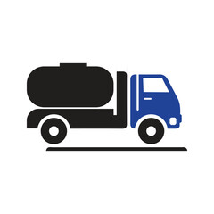 fuel container truck icon
