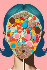Candy Overload: A Sweet Reminder of Healthy Eating