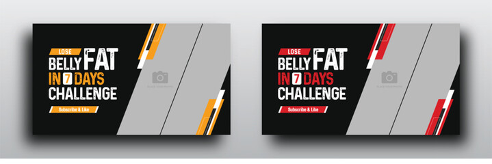 Fitness training youtube video thumbnail 