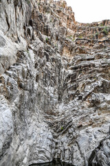 Arizona desert rock formations in the mountain