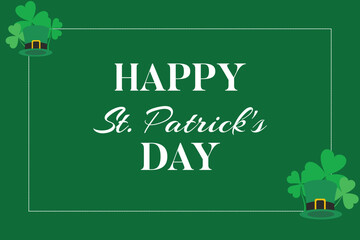 St. Patrick Day poster. 