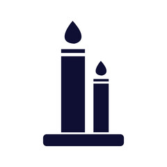 Halloween candle icon