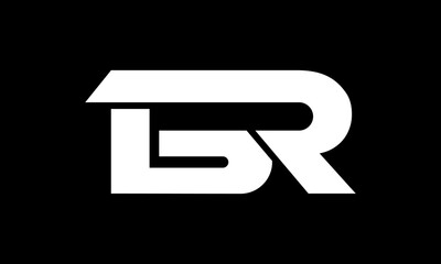 initial GR design logo template