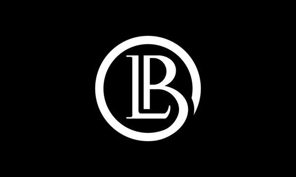 initial LB deign logo template