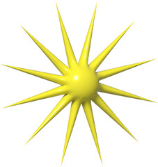 3D Abstract Star Shape