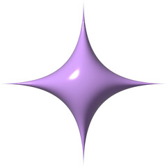 3D Abstract Star Shape