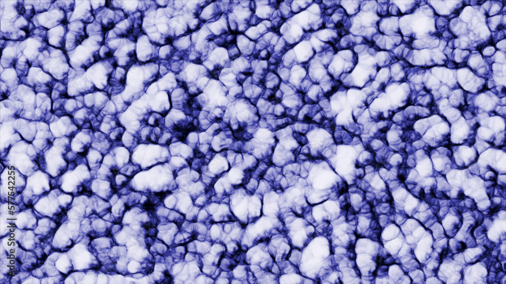 Poster soft purple 3d pattern. motion.bright microcircuit molecules in cartoon animation oscillate in diffe