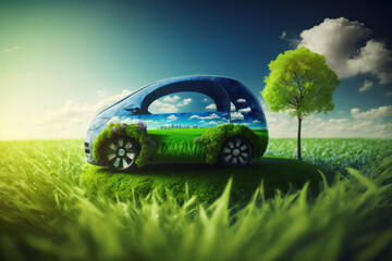  Eco Friendly Car (AI Generated)