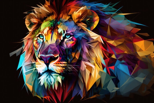 Beautiful lion (AI Generated)