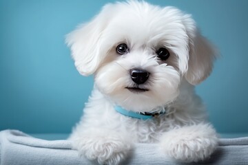 Obraz premium maltese puppy portrait