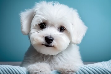 white puppy