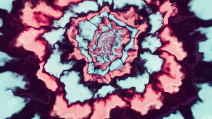 Obraz premium Light phantoms with a sprinkling of brightness. Motion. Three d abstraction with iridescent clouds.