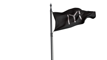 ottoman Flag, translate :  Kayı Bayragı