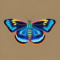 colorful butterfly with beige background
artificial intelligence