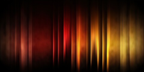 Abstract gradient background in autumnal shades with a bright spot, perfect for designing wide banners, Generative AI