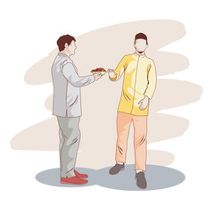 Refusing to be given food because of fasting