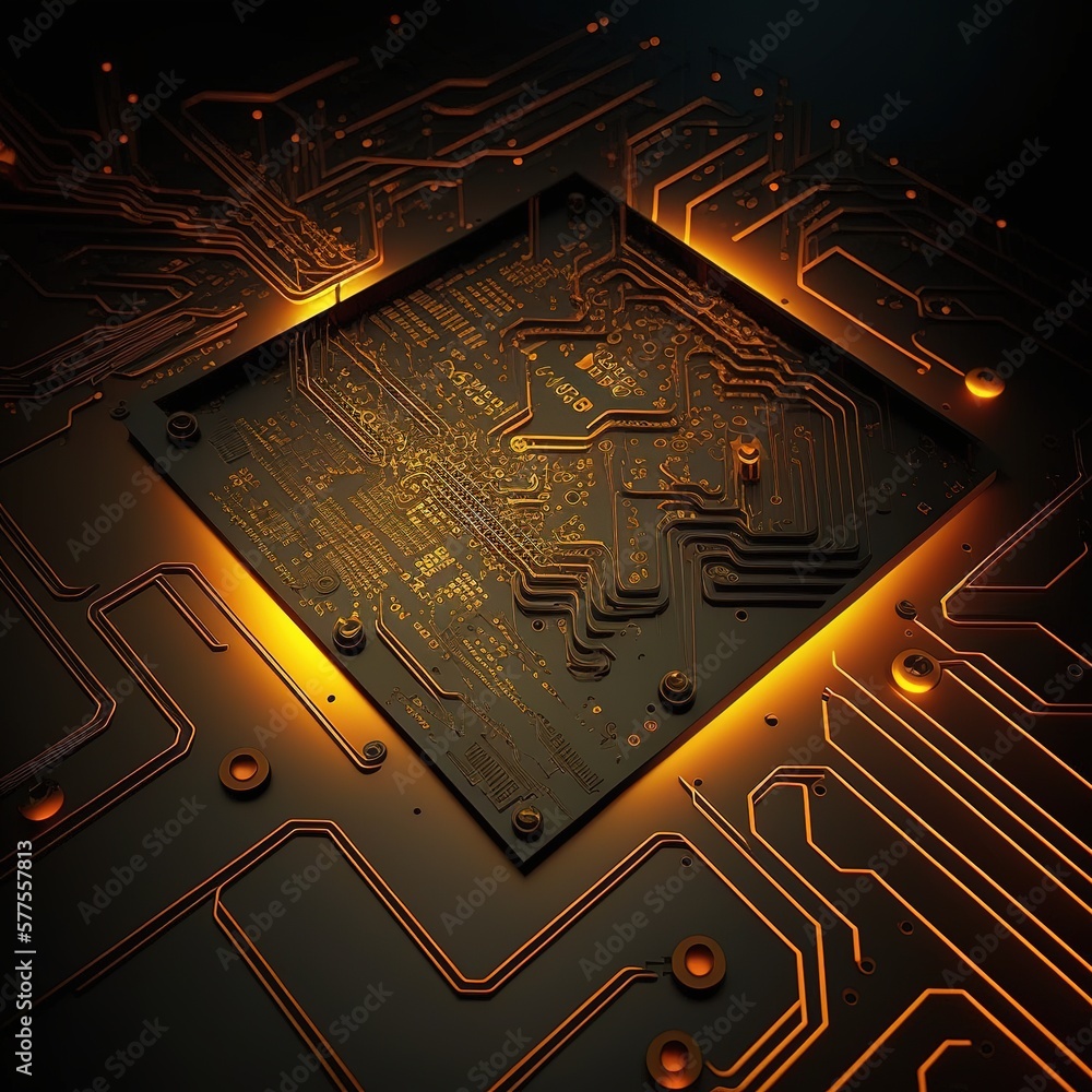 Poster futuristic server/abstract background circuit board futuristic server. can be used as digital dynami