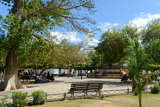 Plaza Zaragoza in Hermosillo, Mexico