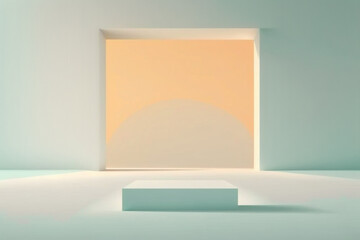 empty room with a window