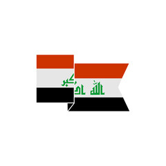 Iraq flags icon set, Iraq independence day icon set vector sign symbol