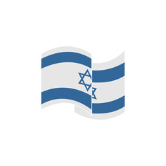 Israel flags icon set, Israel independence day icon set vector sign symbol