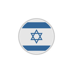 Israel flags icon set, Israel independence day icon set vector sign symbol