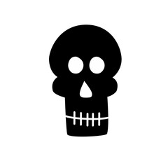 cute skull vector icon