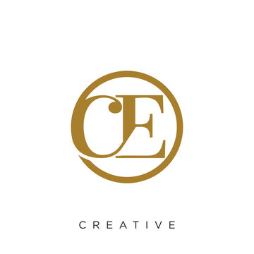 ce circle logo luxury