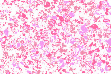 Background with pink paint drops