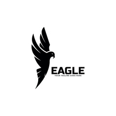 Eagle logo icon design vector template