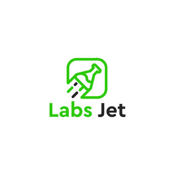 labs Jet icon design vector