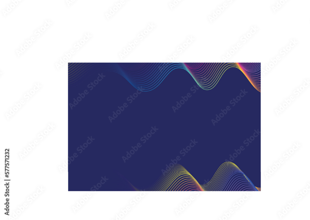 Aufkleber colorful gradient lines. wave abstract background. modern poster with gradient 3d flow shape. innova