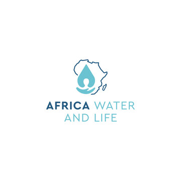 African water and life logo design