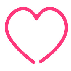 Heart Love flat illustration art 