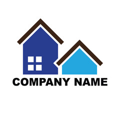 house logo for apartment city and property
