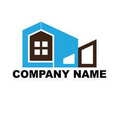 house logo for apartment city and property