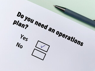 Questions about business