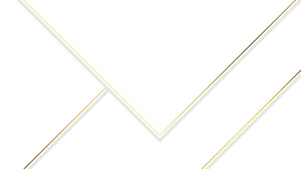 simple white background with gold line