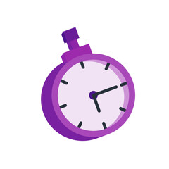 Blue stopwatch icon graphic illustration vector