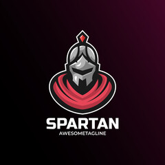 Spartan Mascot Logo Design