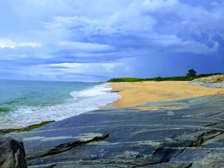 beach and rocks