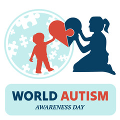 Illustration Banners. World Autism Awareness Day