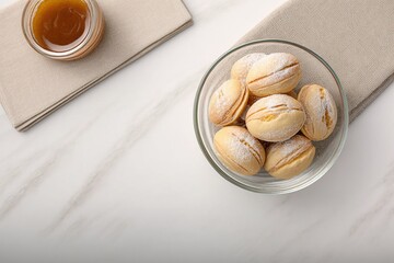 Galletas de nuez rusas dulces y deliciosas