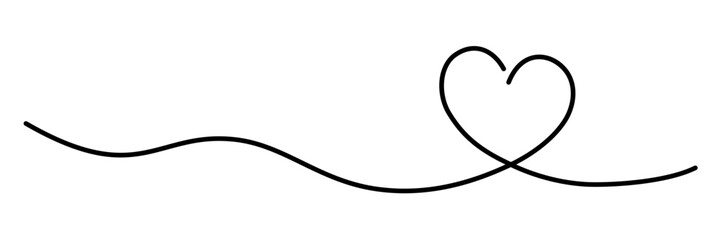 Heart line art